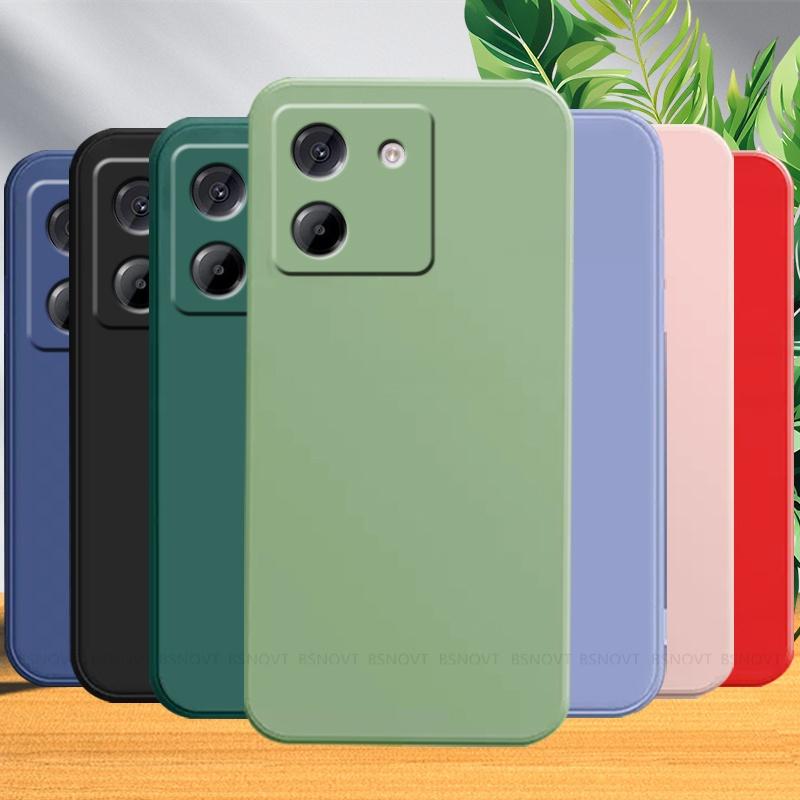 For Poco M7 Pro 5G Case Cover Xiaomi Poco M7 Pro 5G Capas Shockproof Bumper Armor Liquid Silicone Original Fundas Poco M7 Pro 5G