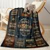 Glückliche 50. Geburtstag Feier Flanelldecke - Weich und geeignet für Sofas, Betten, Büros, Reisen, Alle Jahreszeiten, Tolles Geschenk für Feiertage und Geburtstage.
