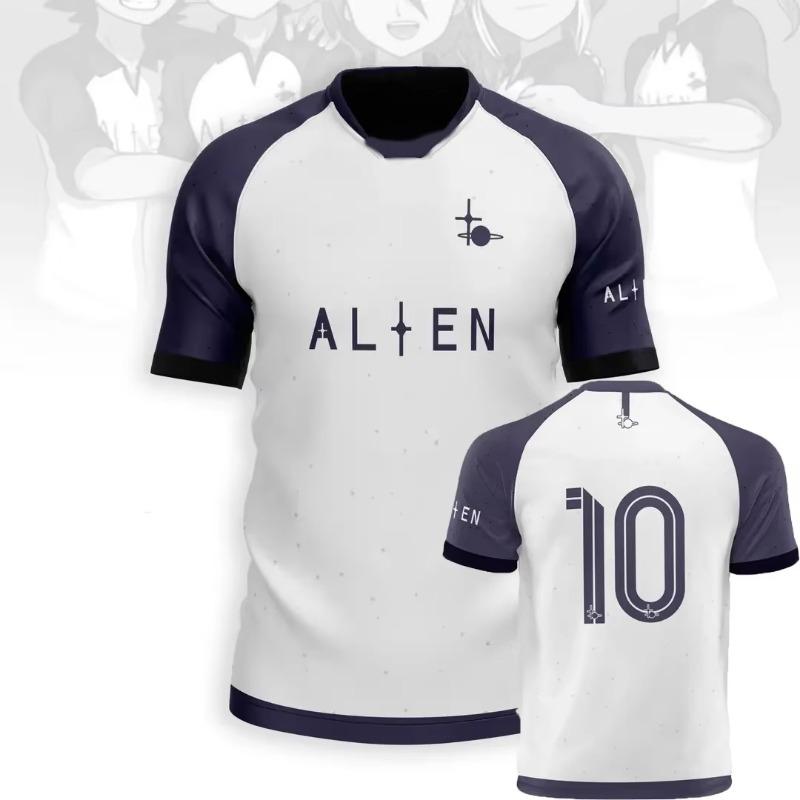 Japan Soccer Anime Jersey Inazuma Eleven Kaio 3D Print T-shirt Men Women Fashion Short Sleeve Tops Tees Mark Evens Tshirt Sports