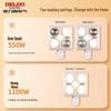 DELIXI ELECTRIC DEGY50 Wall-Mounted Bathroom Heater with Lamp