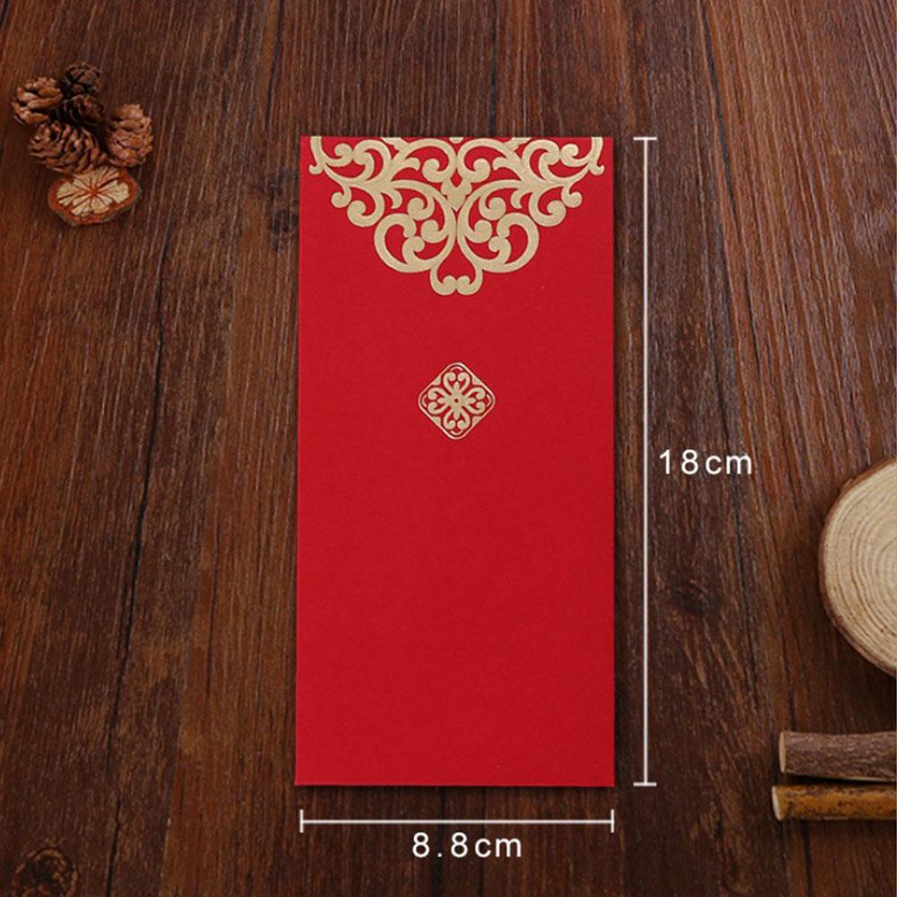 10pcs Chinese New Year Red Envelopes Innovative Wedding Red Packet Lucky Money Pocket 2025 Spring Festival HongBao Gift Bag