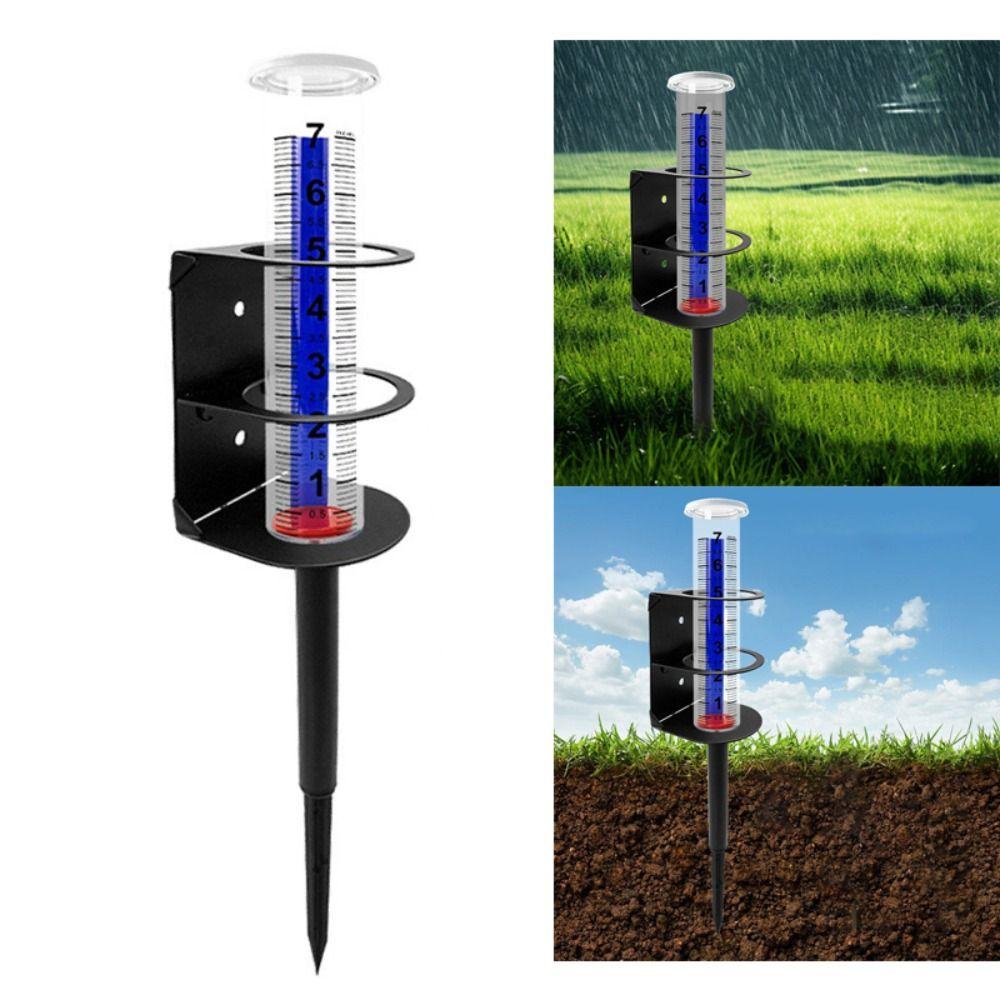 Transparent Outdoor Rain Gauge Removable Rain Measure Gauge Rain Measuring Device Accurate Weather