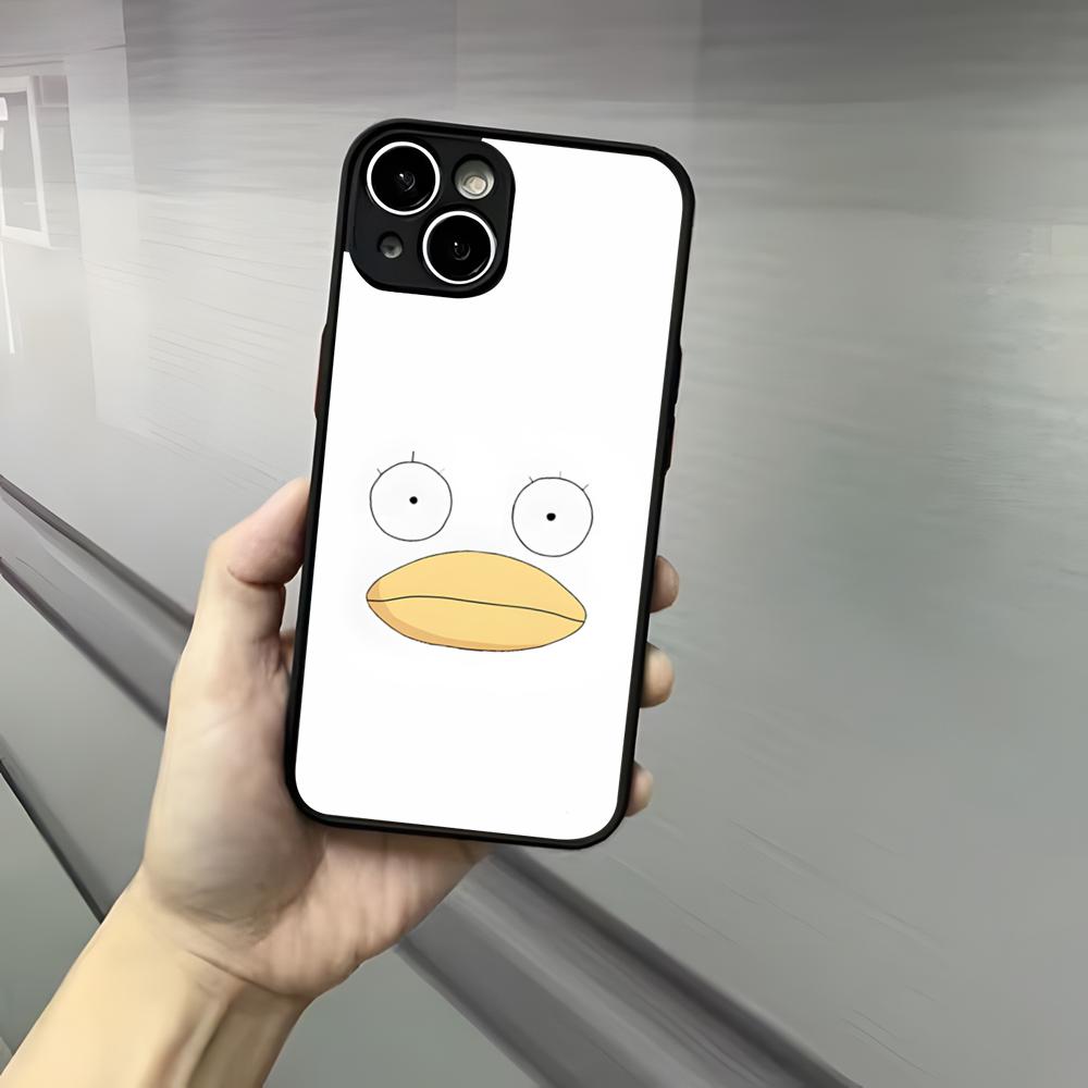 A-Anime Gintama Mr. Raindrop Phone Case For Iphone 17 16 15 14 13 12 Pro Max Xr Air Plus Skin Feel Black Hard Shell Cover