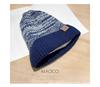 Fashionable Warm Knitted Hat Japanese Versatile With Velvet Ear Protection Hat