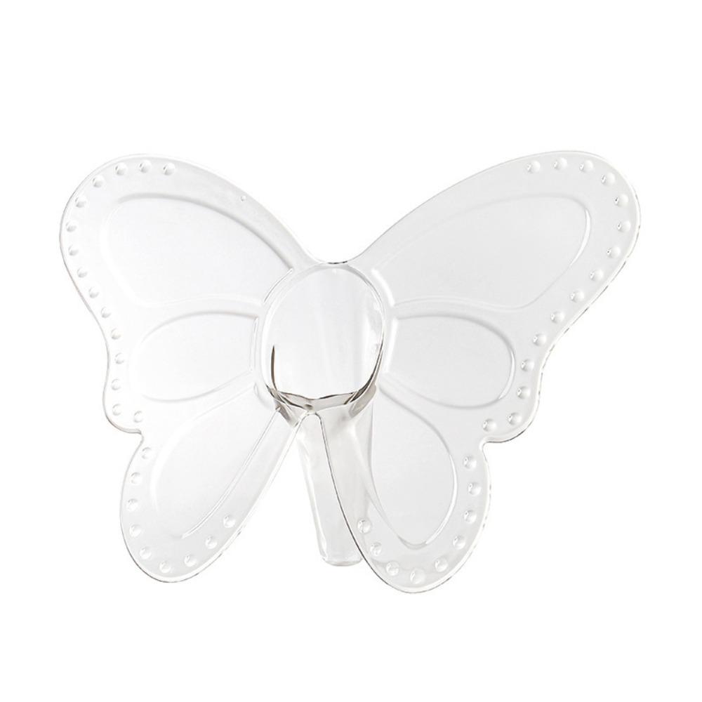 

Clear Plastic Butterfly Flower Vase Hydroponic Flower Holder Frame Plant Vase Desktop Decoration