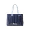 Clear Stripe Shoulder Bag Navy