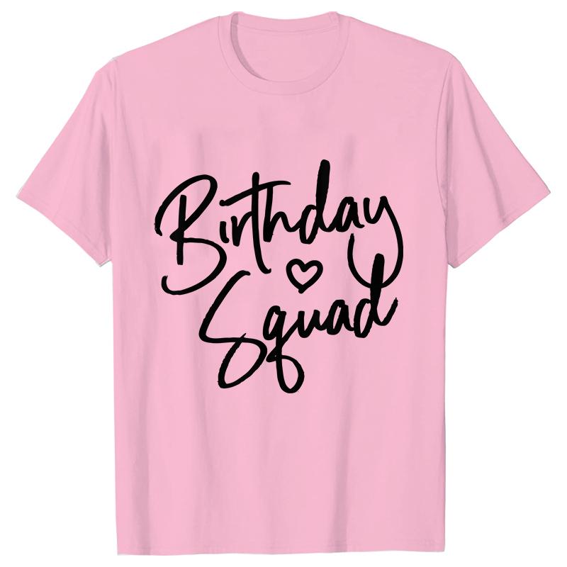 Damenkleidung Kurzarm Print T-Shirts Geburtstagsteam Grafik Reise Damen Oberteile T-Shirt Tee T-Shirt Beste Freunde T-Shirts