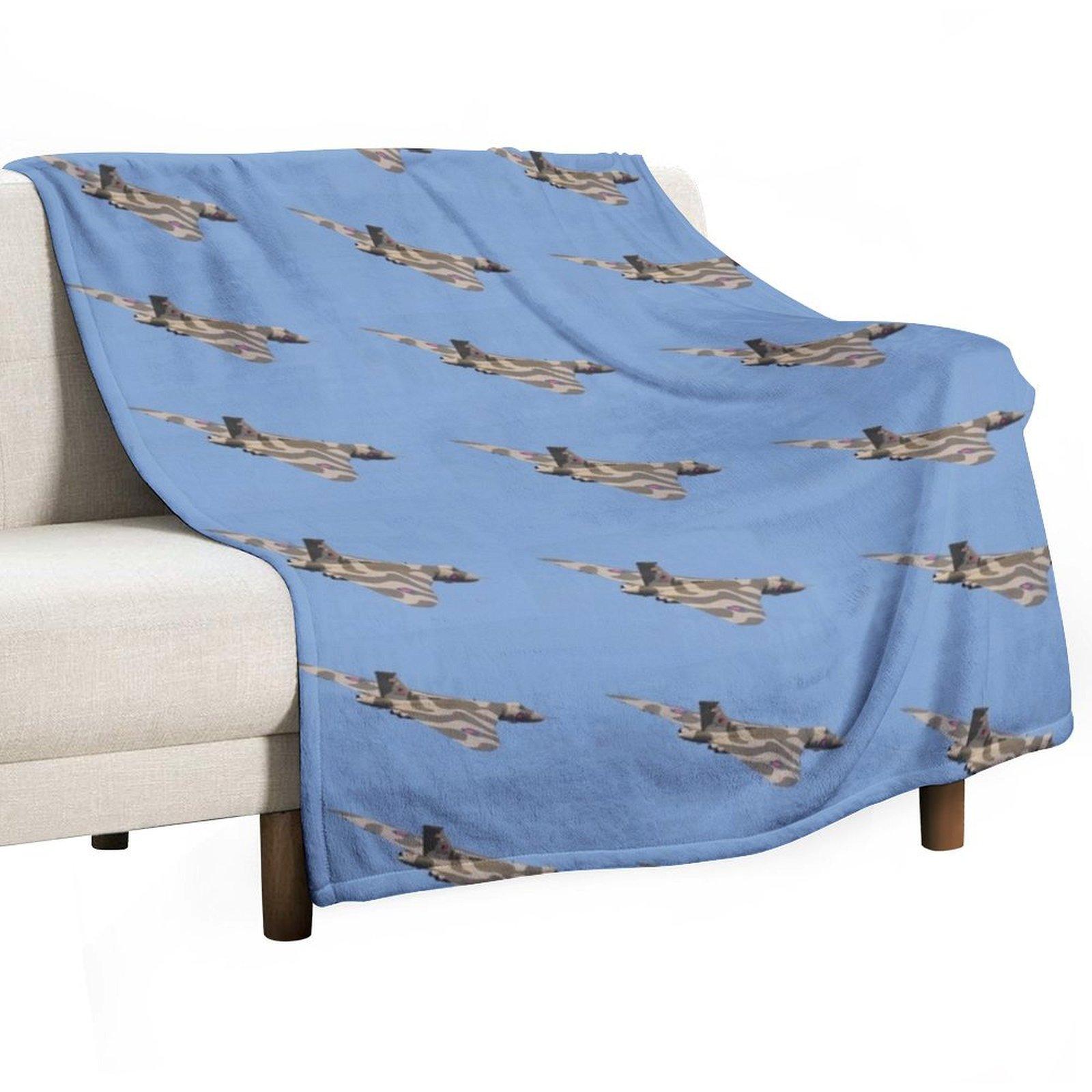 Avro Vulcan Throw Blanket Polar Luxury Designer For Sofa Thin christmas gifts Blankets 30x40in