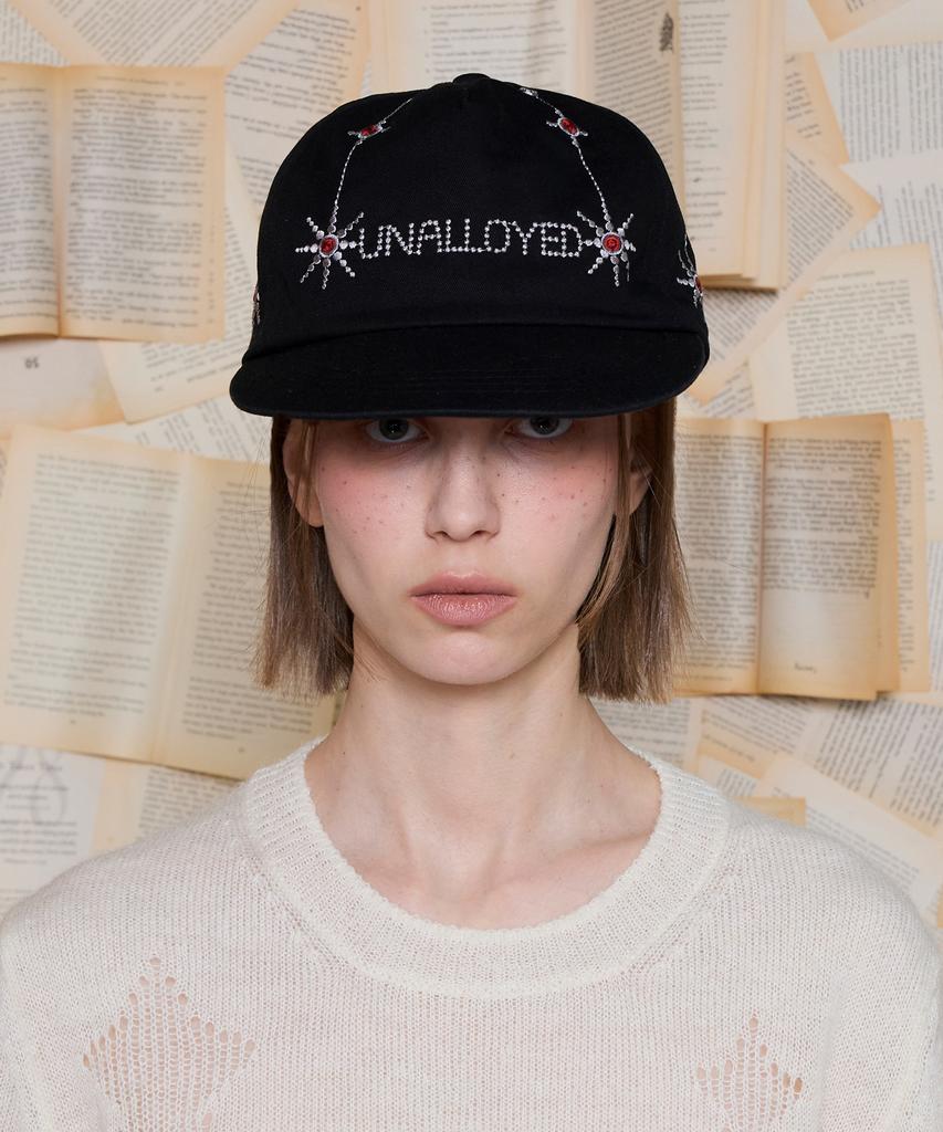 UNALLOYED Gemstone Logo Cap / Black