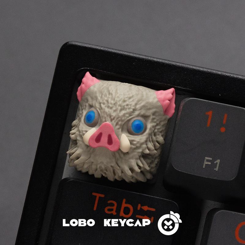 Anime Demon Slayer Kamado Nezuko Kamado Tanjiro Character Series Personalized Keyboard Keycap Esc Periphery Collectble Fun Gifts