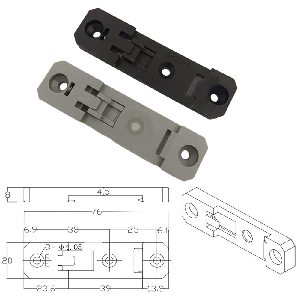 Convenient DIN35 Guide Rail Buckle Perfect for Industrial Applications