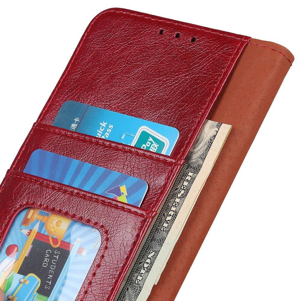 Leather Wallet Case for Samsung Galaxy A71 - Red
