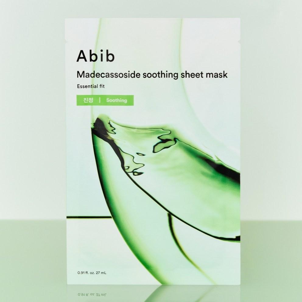 Abib Madecassoside Calming Essential Fit Mask Pack, 1 Pc, 10 Pcs