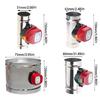 Adjustable Motorized Airflows Control Valves 220vAC Electric Air Damper Valves