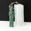 Buddha Statue Candle Resin Mold 3D Buddha Aromatherapy Candle Silicone Mould DIY Gypsum Crafts Making Decorations