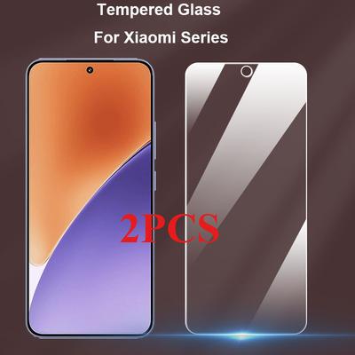 Compatible For Xiaomi 17 15 15T 14 14T 13 13T 12 12T Pro Max Lite Clear Tempered Glass Premium Screen Protector Explosion-proof Film Toughened Guard