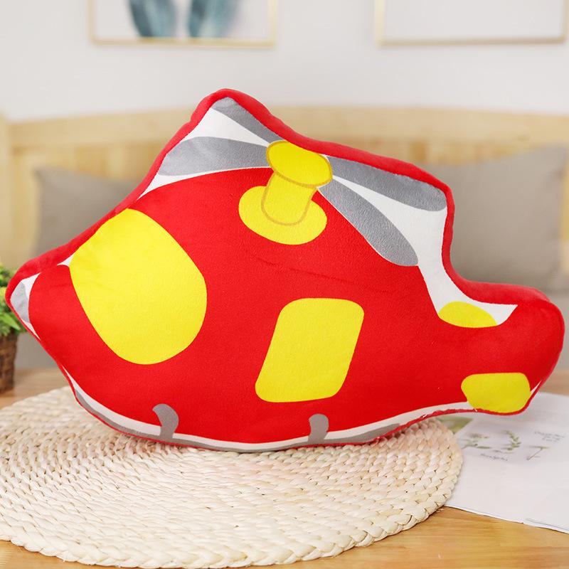 Children Car Pillow Cushion Plush Toy Helicopter Train Fire Truck Doll Ragdoll Boy Girl