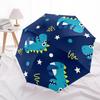 1pc Dinosaur Space Adventure Fabric Umbrella with Plastic Handle,Suitable for All Seasons Home Travel Outdoor UmbrellaDD1573