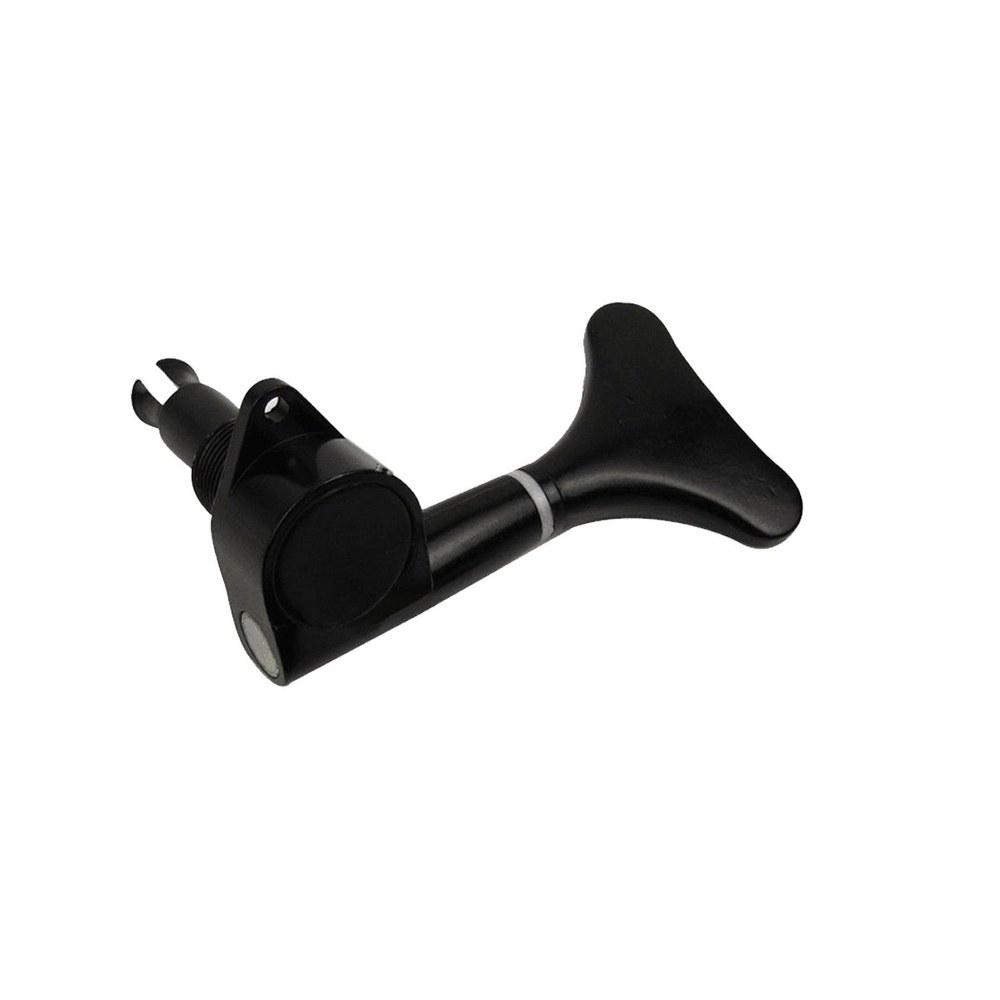MOTOKU 5 Pieces Bass Tuning Pegs 2L3R Machine Heads for 5-String Guitar Black