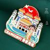 Nanshan Bamboo Sea & Dinosaurland Liyang Metal Fridge Magnet - Jintan Cultural Souvenir