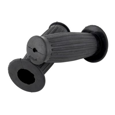 Kijima 201-6333 Motorcycle, Motorcycle Parts, Barrel Shaped Mini Grip, 4.3 X 0.8 Inches (110 X 22.2 Mm), Non-Piercing, Black