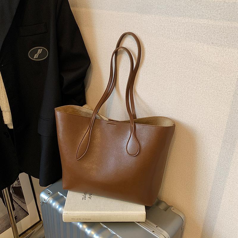 

Модная и практичная сумка-тоут большой вместимости, женская зимняя новая сумка через плечо, сумка-подмышка для поездок на работу