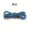 New High Quality Flat Shoelaces Solid Leather Shoe Laces Classic Multicolor Leisure Shoe Lace Outdoor Unisex Boots Shoelace