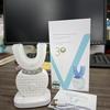 U-Shaped Waterproof Silicone Electric Toothbrush with Mouthguard for Couples, Ultrasonic Induction Charging