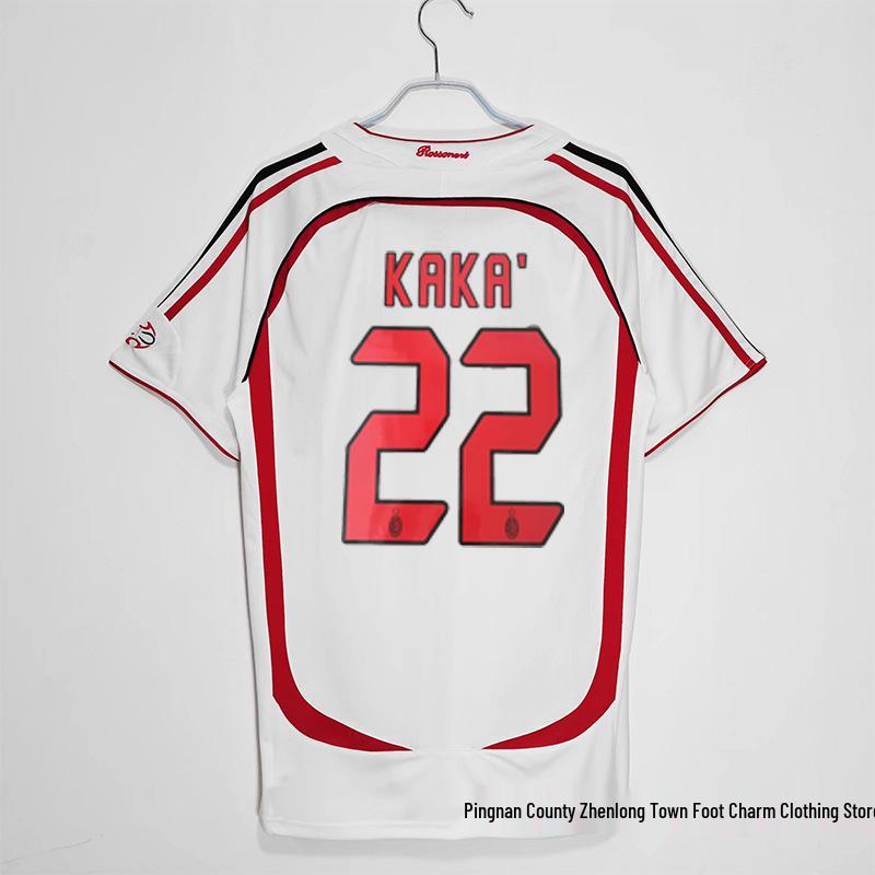 AC Milan Jersey Collection: Home & Away with Kaka & Ronaldo, 06/07 - 13/14