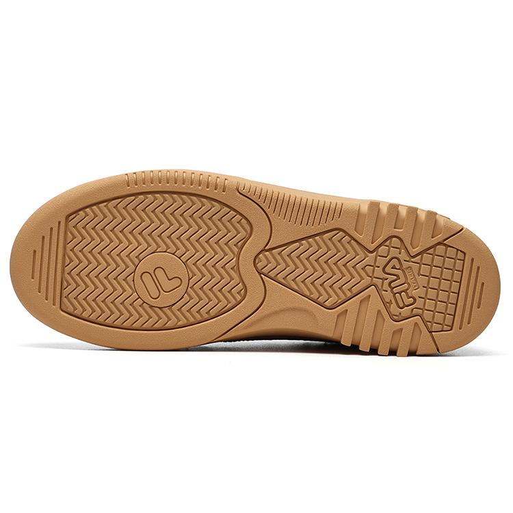 New FILA High Top Retro Basketball Shoes Clay Yellow Women's F12W141211FCL