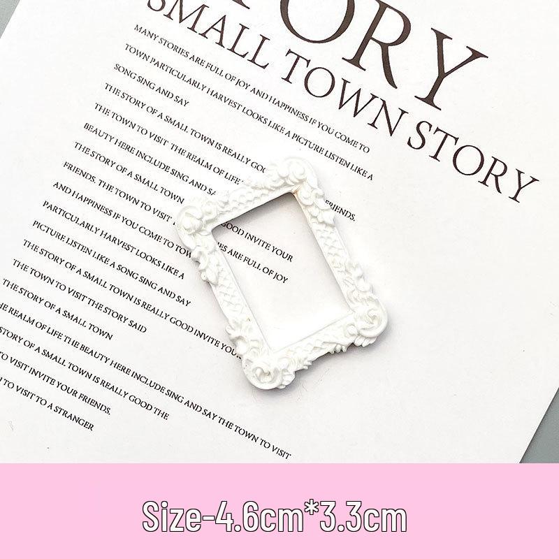DIY Retro Phone Case Kit: Handmade Photo Frame, Cream Glue, Miniature Resin Ornaments