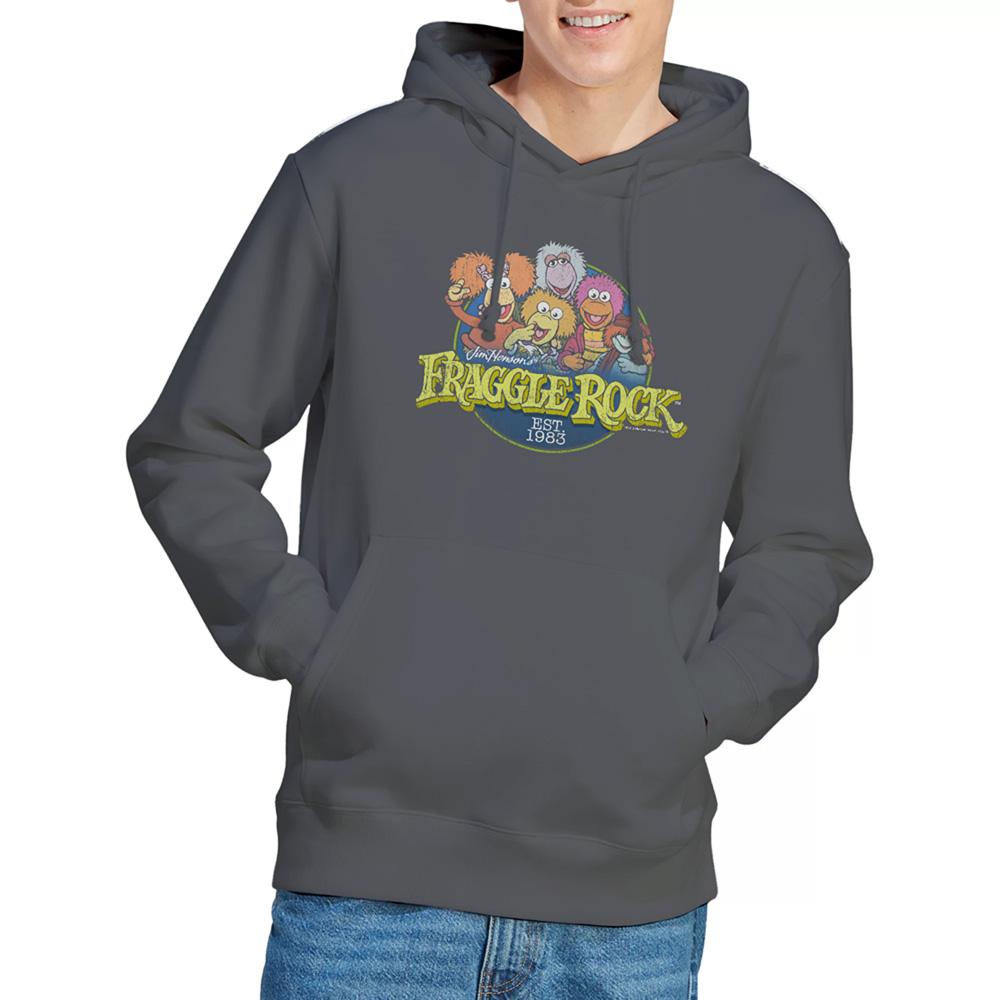 Fraggle Rock Unisex Adult Circle Logo Hoodie