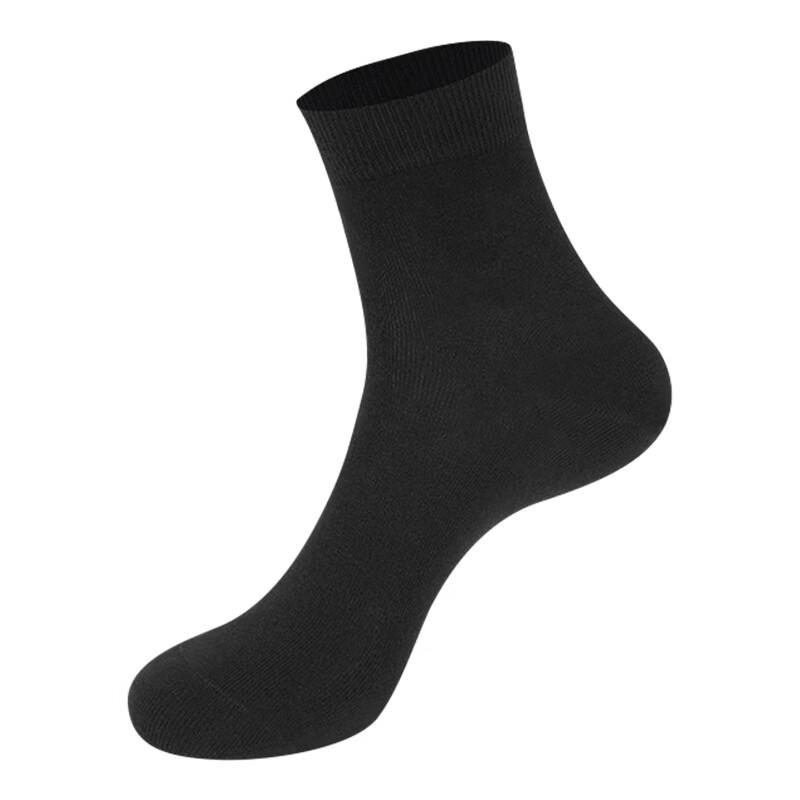 LangSha Men's Pure Cotton Mid-Calf Business Socks