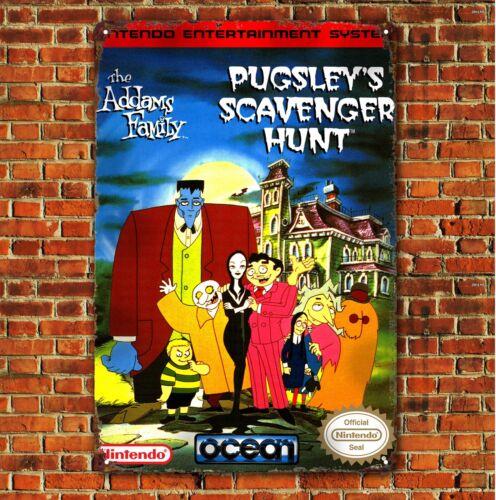 Pugsleyaposs Adventure Hunt Video Game Metal Poster Tin Sign Size 8x12inaluminum 20x30cm（7.8x11.8inch）