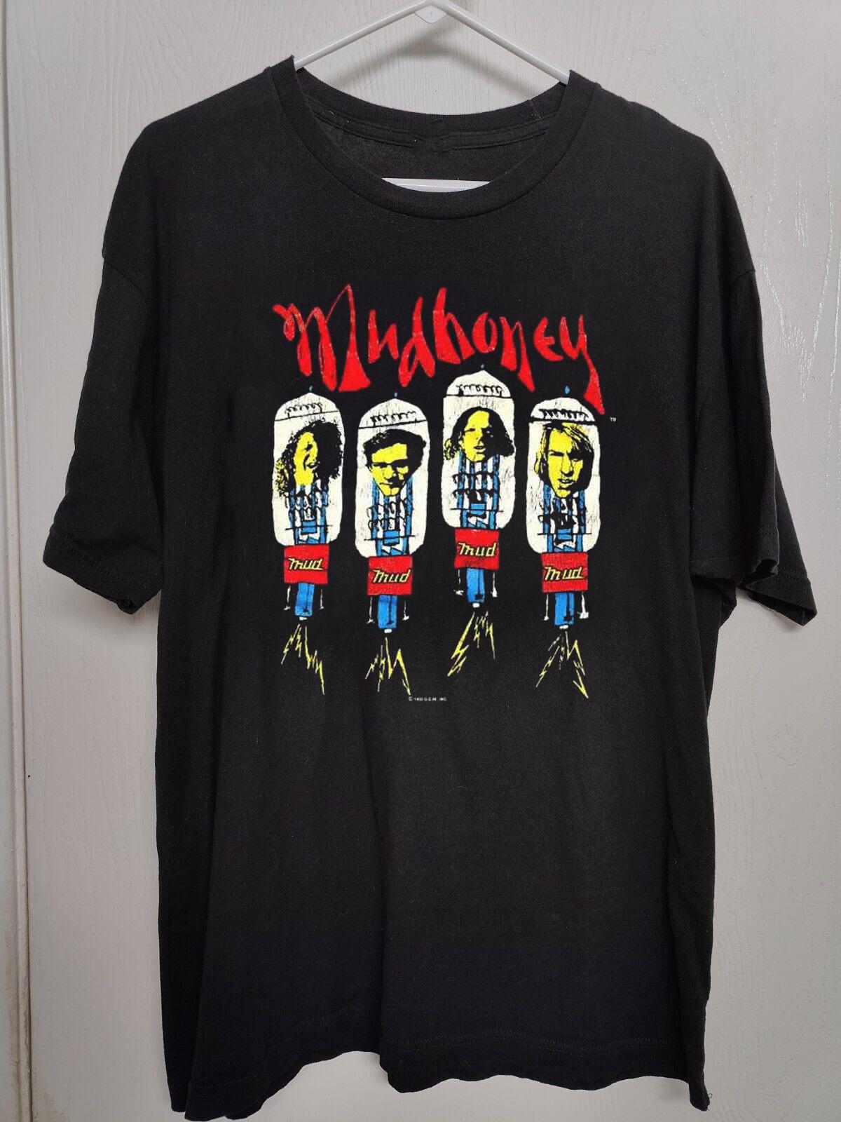 Mudhoney Piece of Cake Tour 1992 Black T Shirt Size S-5XL XXL