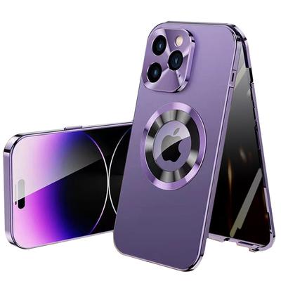 iPhone 14 Pro Max Case, Dual Glass, Magsafe, Purple