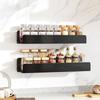 2 Pack Spice Rack Wall Mount for Home Kitchen Pantry Organizers and Storage