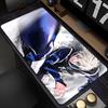 Mouse Pad Japan Anime Blue Lock Nagi Seishiro Mousepad PC Gamer Keyboard Rug Black and White Laptop Gaming Accessories Desk Mat