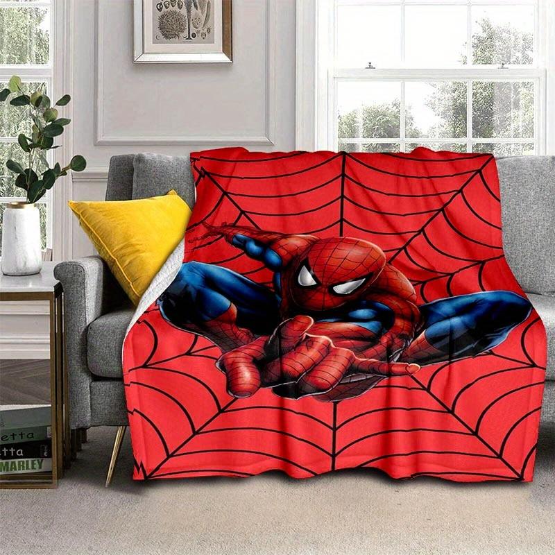 1pc Spider-Man Printing Blanket - Soft, All-Season Throw for Living Room, Bedroom,Personalized Gift with Adorable Cartoon Design