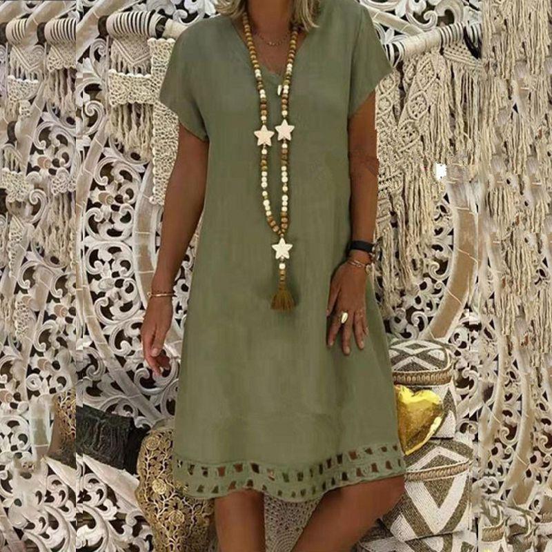 Women Lady Tank Top Mini Dress Floral 