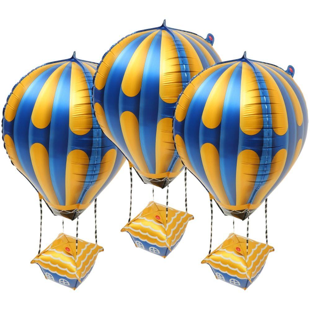 Niedlicher 4D Heißluftballon Verdickter Partydekorationsballon Kinderspielzeug Folienballon Heimdekoration