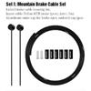 LEBYCLE MTB Road Bike Brake Line 1.7m Derailleur Shift Lnner Wire 1.55/2.1m Brake Hose 2.5m Teflon Coated Bicycle Cable