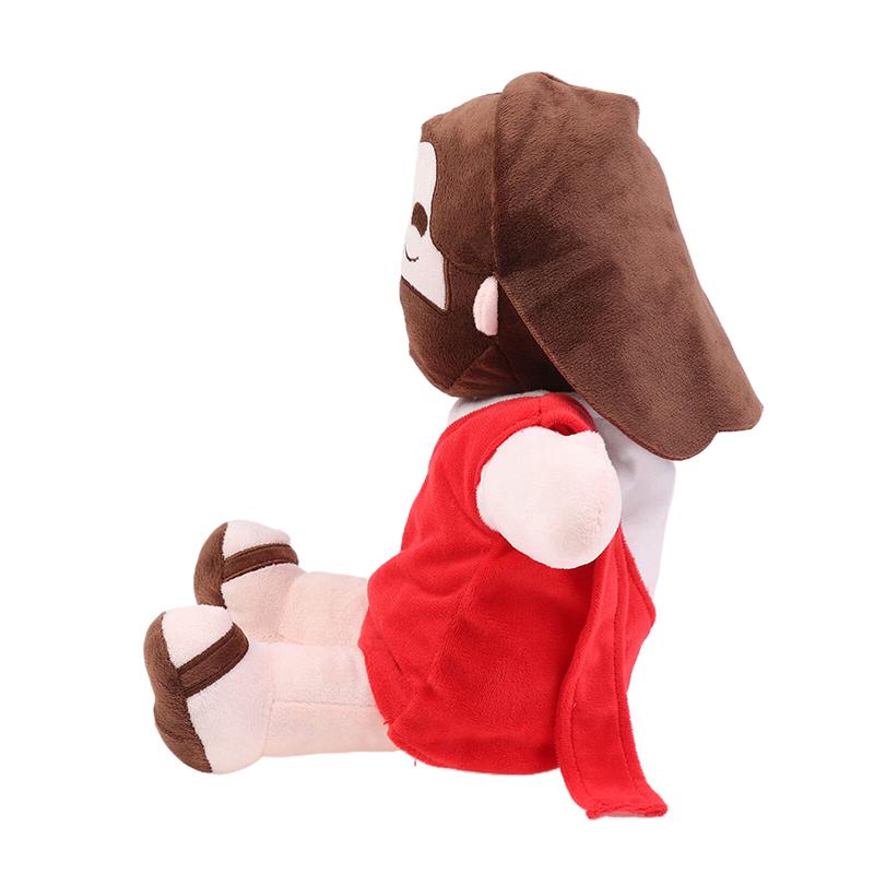 1Pc Children Music Sleep Companion Soothing Breathing Jesus Plush Doll Ornaments Four-Gear Adjustment Christmas Toy Decoration