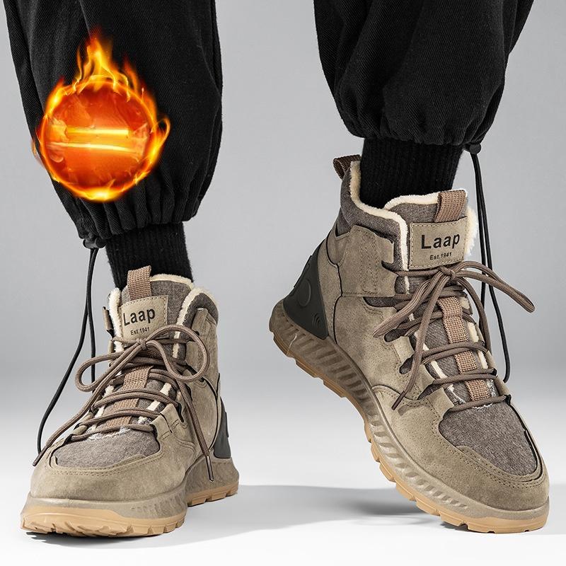 Зимние мужские кожаные ботинки — фото 4