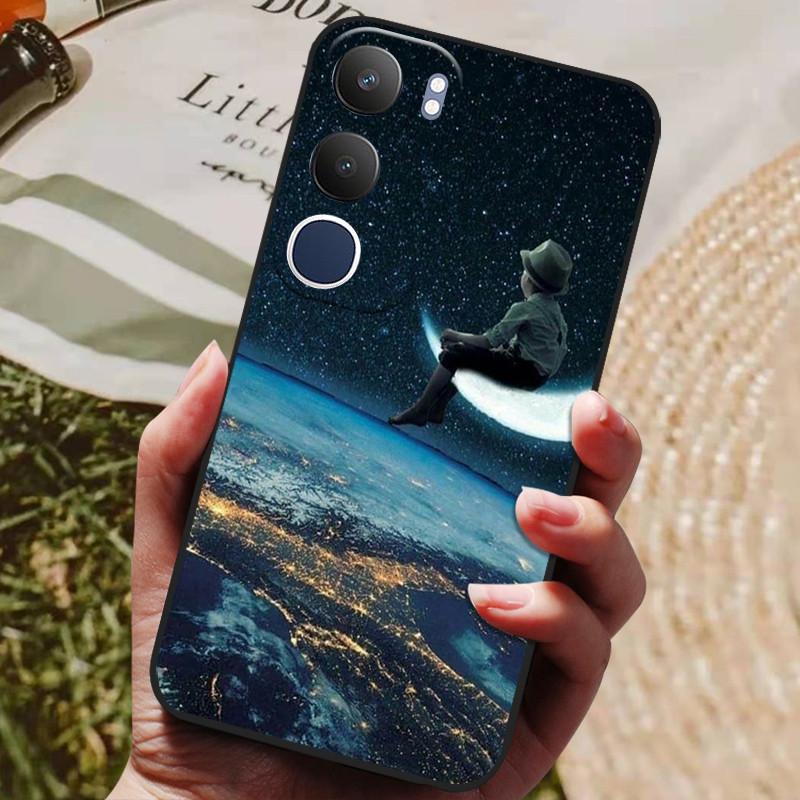 Pouzdro na telefon pro vivo Y19s 4G Módní malovaný měkký silikonový zadní kryt pro vivo Y19s 4G Pouzdra TPU nárazník na vivoy19s V2419 Roztomilé