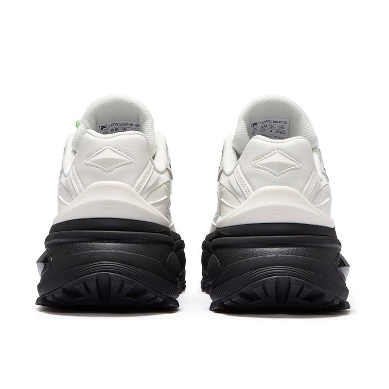 Fila Fusion Bianco III Hard Candy Fashion Versatile Height Increasing Low Top Dad Shoes Women Sneaker White Black T12W521004FSB