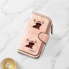 Christmas themed Dachshund print long wallet multifunctional portable snap button coin purse unisex perfect birthday gift for dog lovers suitable for