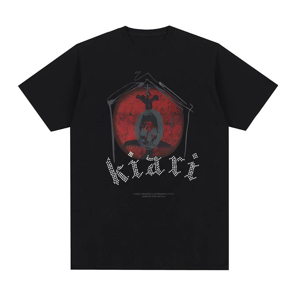 

Offset Singer s same style T-Shirt PALY HOLLYWOOD FOR KIARI High Quality TEE Casual 100%Cotton Short Sleeve Graphic Tee Fashion 5XL різнокольоровий
