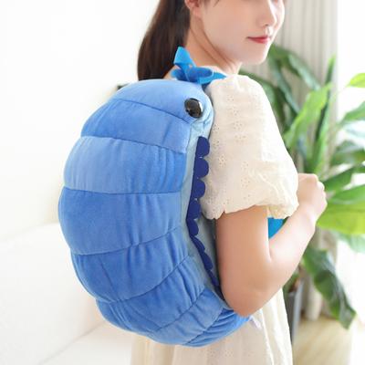 Fun Simulation Insect Backpack Plush Toys Soft Stuffed Cartoon Insect Watermelon Worm Animal Toy Creative Gift for Children Girl