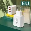 Durable 40W USB C Charging Plug 4Ports TypeC Charging Block Fast Charging USB Wall Charger Adapter